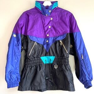 Descente vintage pullover ski jacket anorak 10 entrant color block Japan 80 90